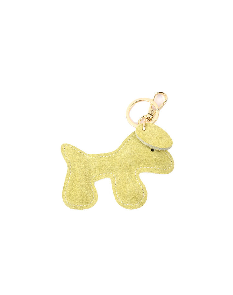 Giuliano Leather  Suede Keyring | 23170