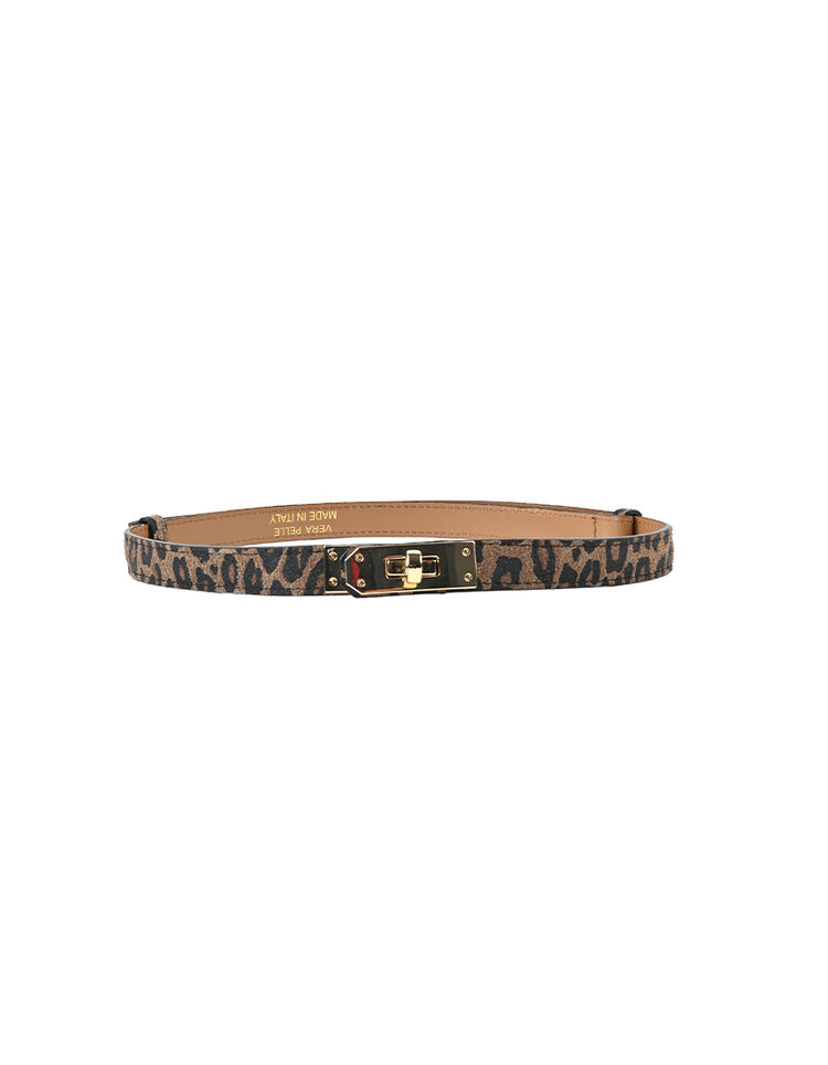 Giuliano Leather  Lederen suede riem | Panter | 559143