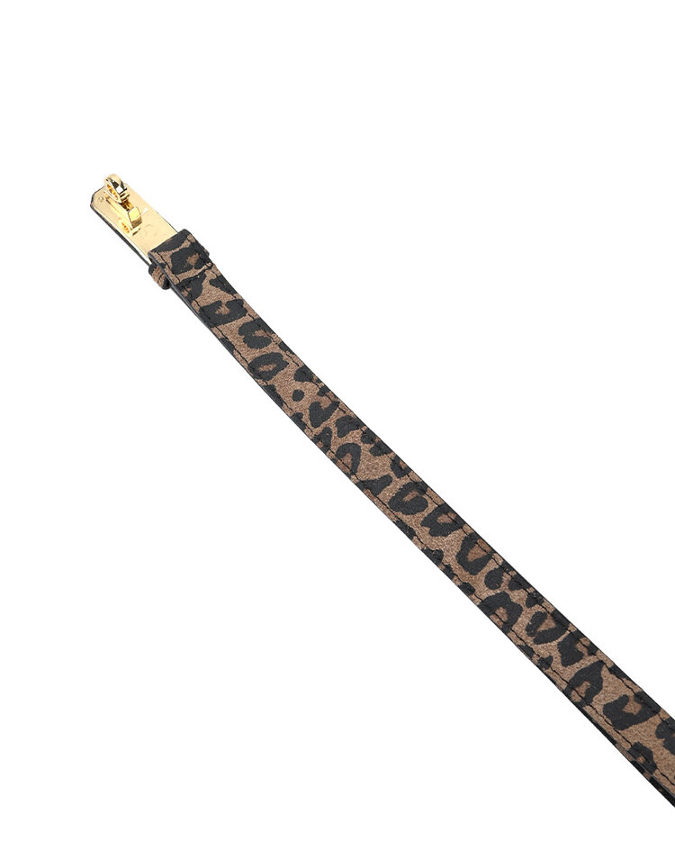 Giuliano Leather  Lederen suede riem | Panter | 559143