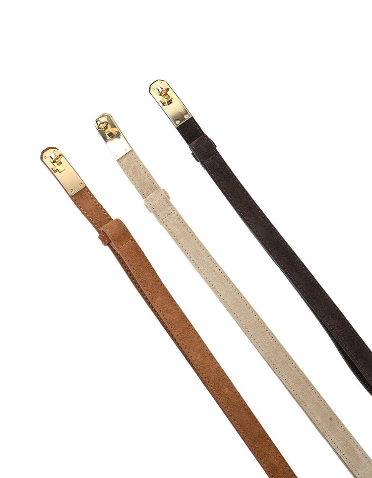 Giuliano Leather  Lederen suede riem | Panter | 559143