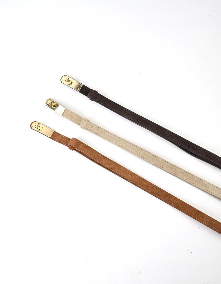 Giuliano Leather  Lederen suede riem | Panter | 559143