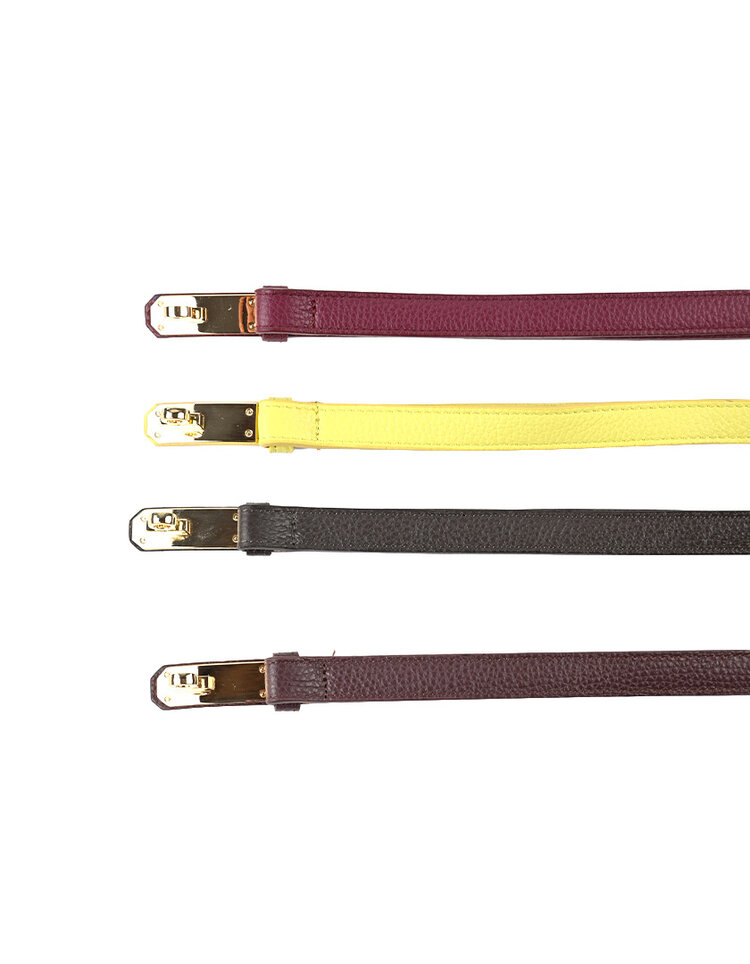 Giuliano Leather  Lederen riem | SS26 | 559139  (95CM)