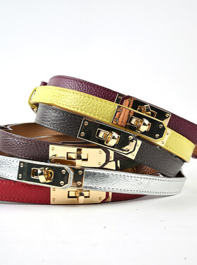 Giuliano Leather  Lederen riem | SS26 | 559139  (95CM)