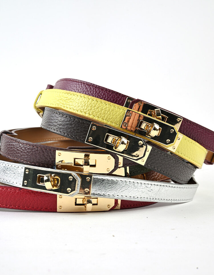 Giuliano Leather  Leather belt |  SS26 | 559139 (95CM)