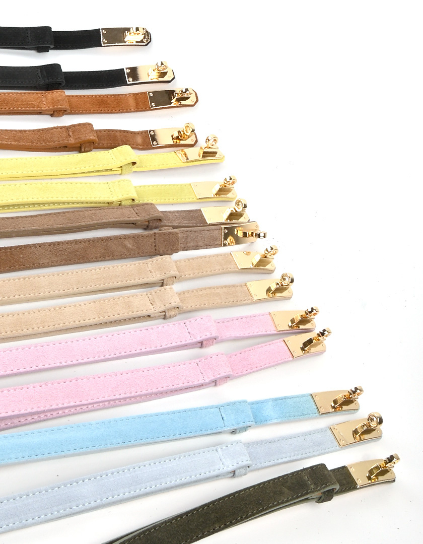 Giuliano Leather Lederen suede riem | Suede | SET | 5591431, foto 3 van 3