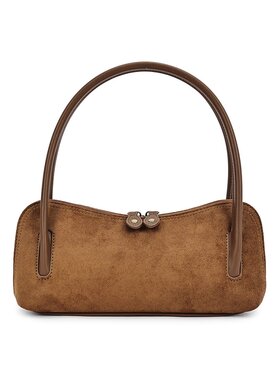 Kunstlederen suede schoudertas | 40135