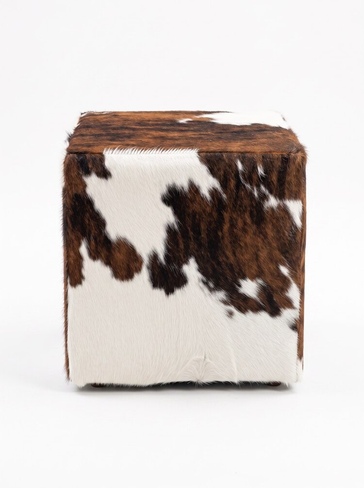 Cowhide pouf | 559156