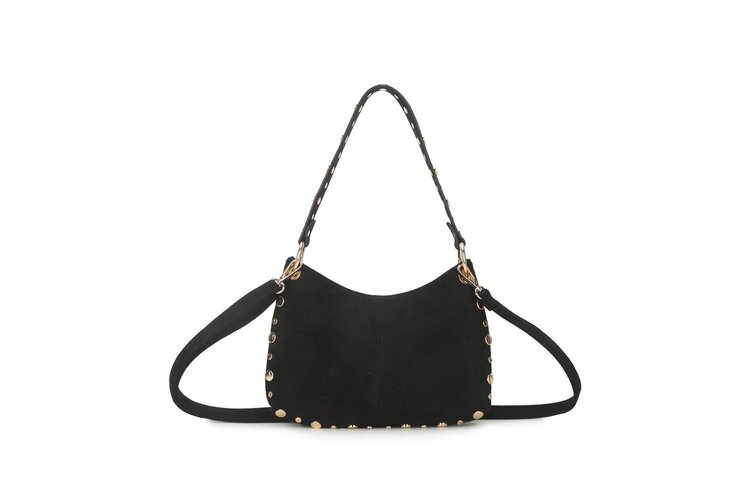 Faux leather suede shoulder bag | 80165