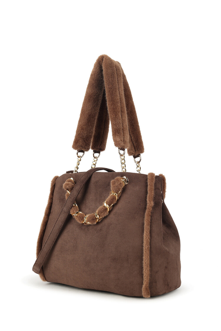 Art suede shoulder bag | 70135