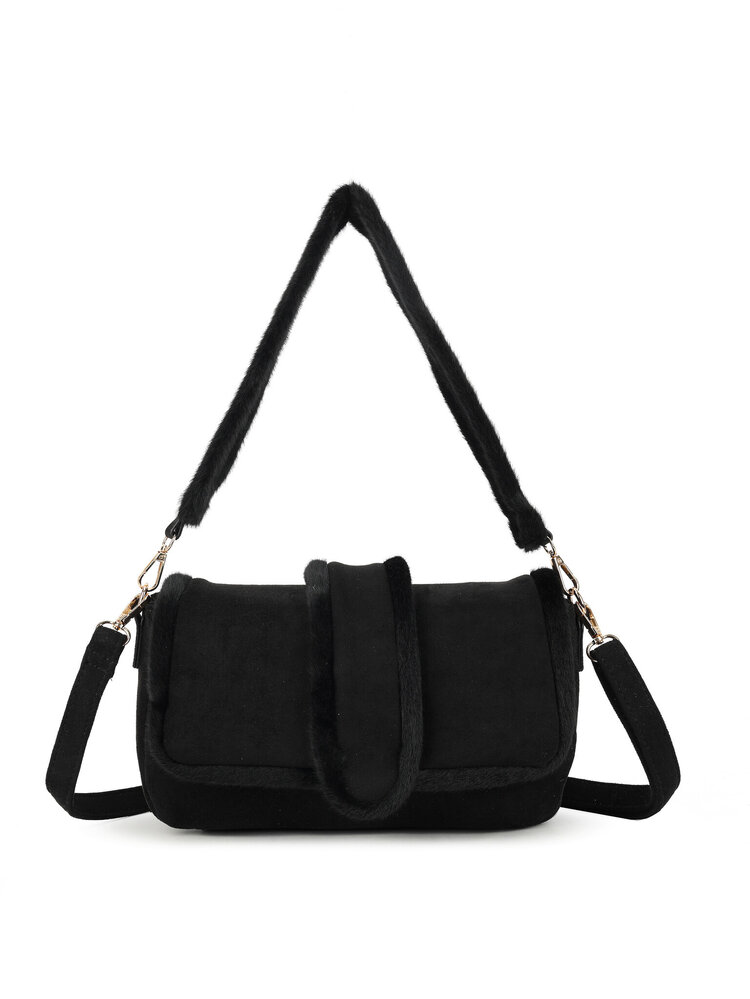 Kunst suede schoudertas | 70133