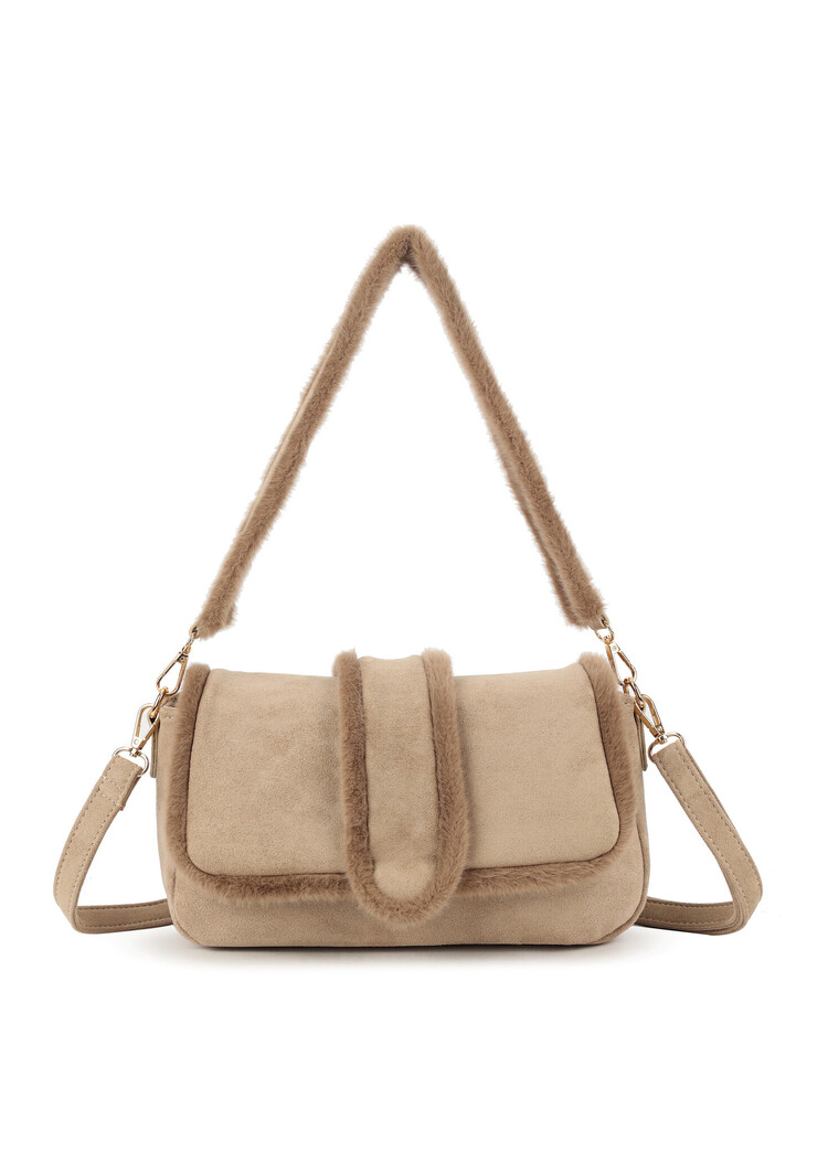Suede shoulder bag | 70133