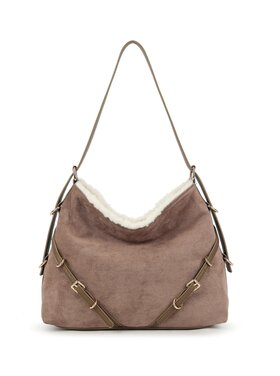 Kunst suede schoudertas | 70130