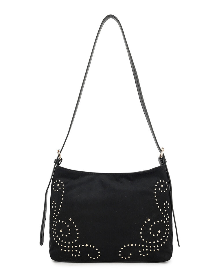 Faux leather shoulder bag | 60006