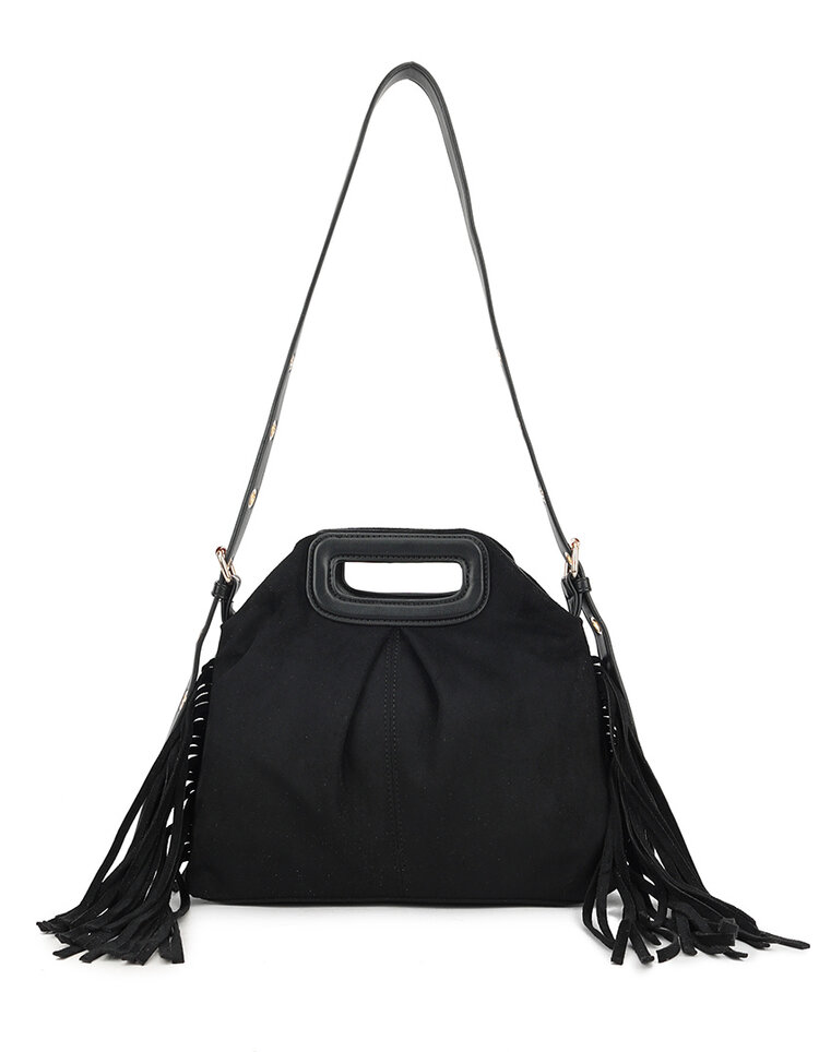 Faux leather shoulder bag | 60007