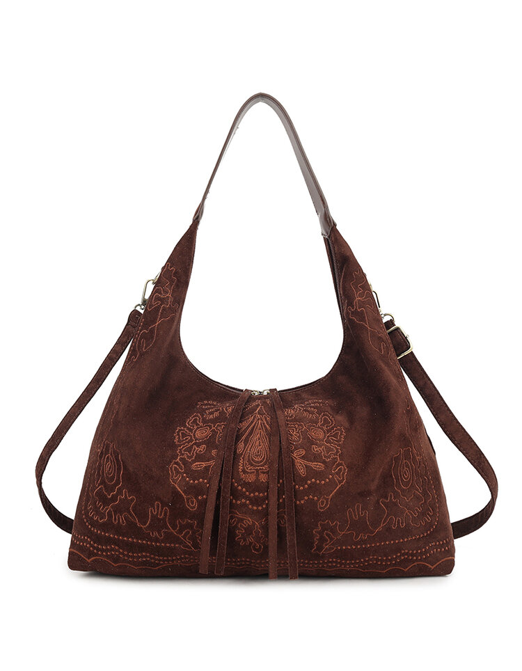 Faux leather shoulder bag | 60005