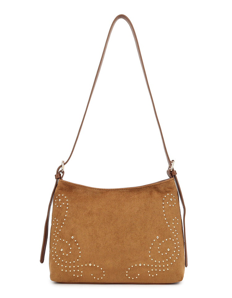 Faux leather shoulder bag | 60006