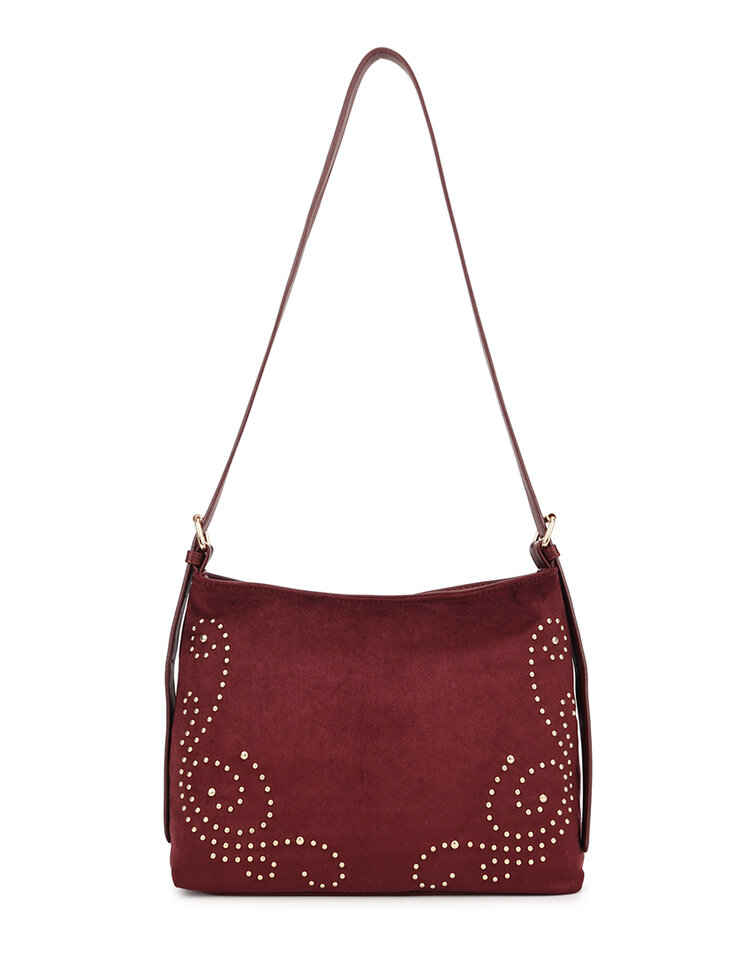 Faux leather shoulder bag | 60006
