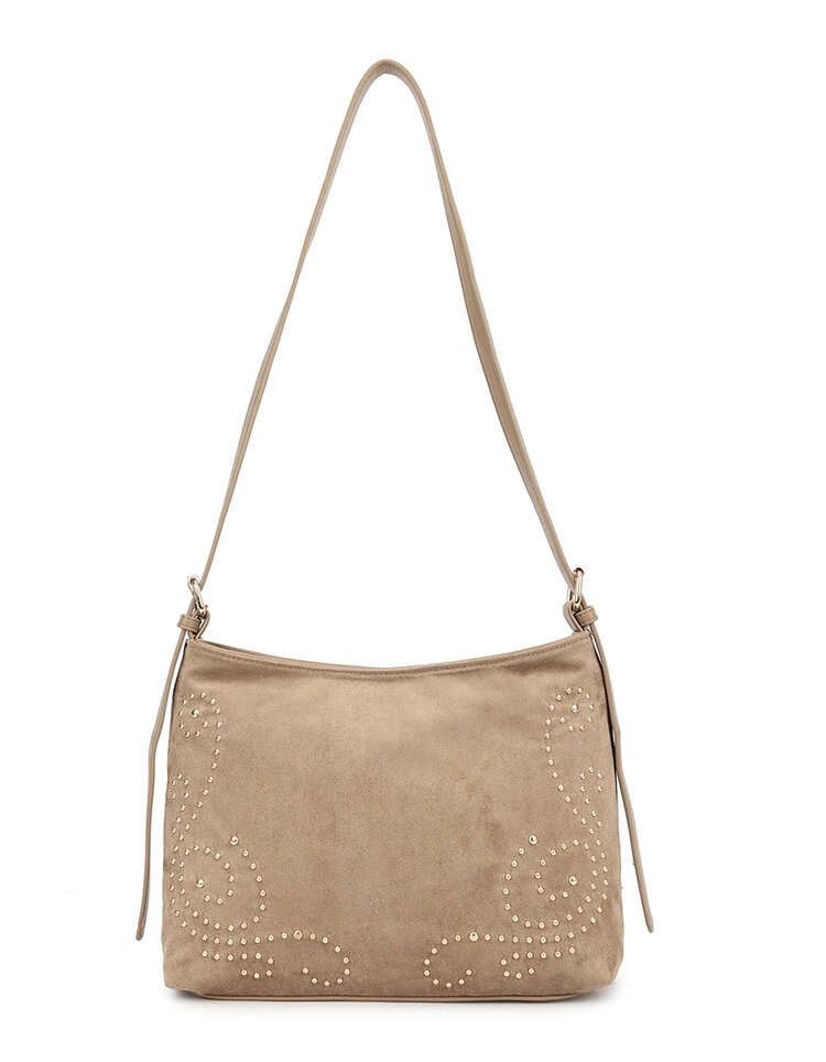 Faux leather shoulder bag | 60006
