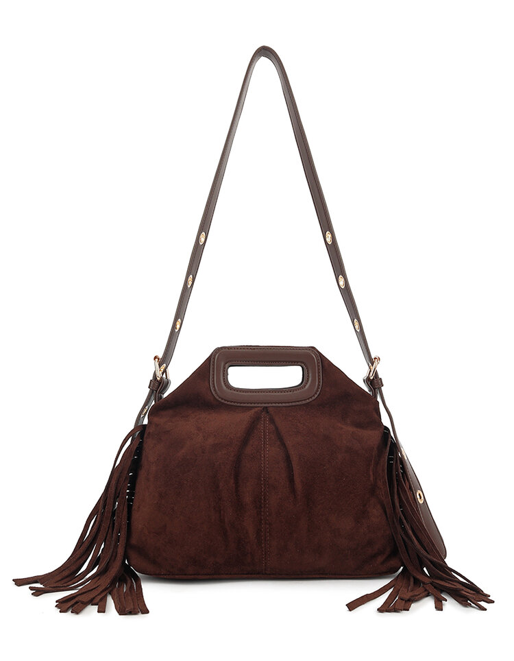 Faux leather shoulder bag | 60007
