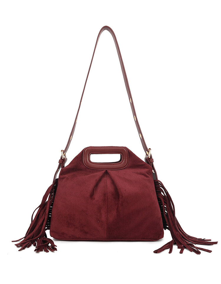 Faux leather shoulder bag | 60007