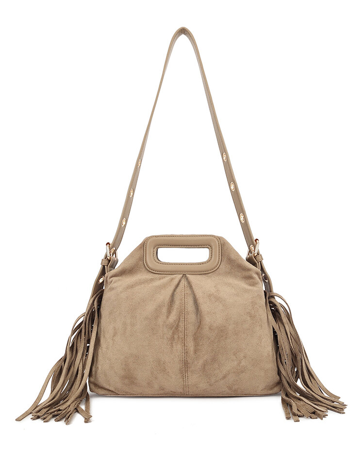 Faux leather shoulder bag | 60007