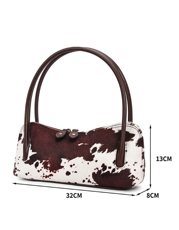 Faux leather shoulder bag | 40133