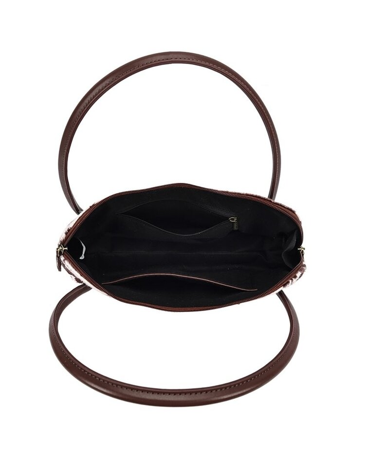 Faux leather shoulder bag | 40133