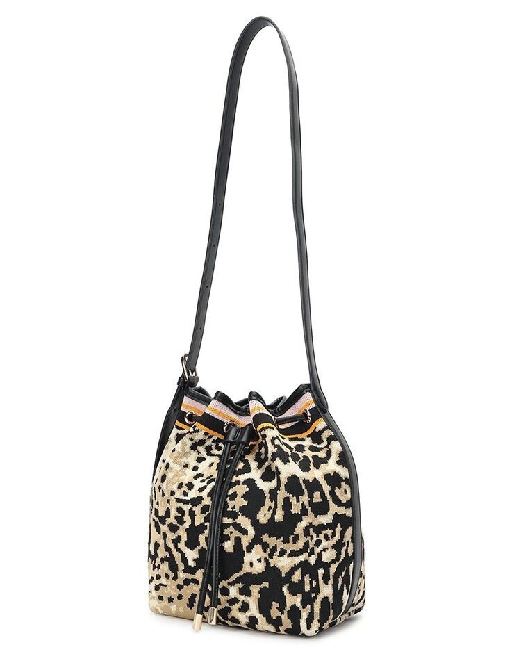 Gebreide schoudertas | Panter | 40139