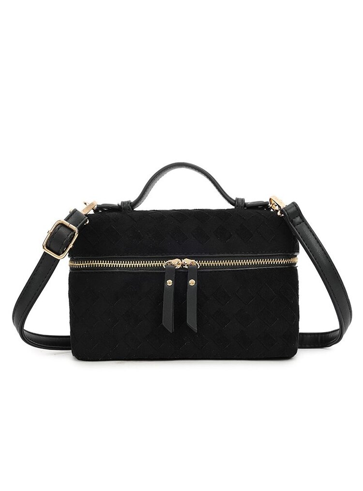 Faux suede shoulder bag | 80171