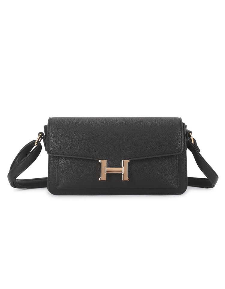 Faux leather shoulder bag | 40130