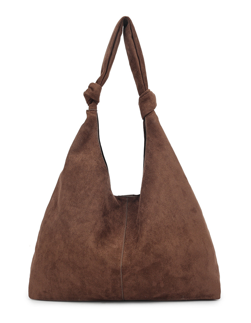 Kunstlederen suede handtas | 40092, foto 5 van 6