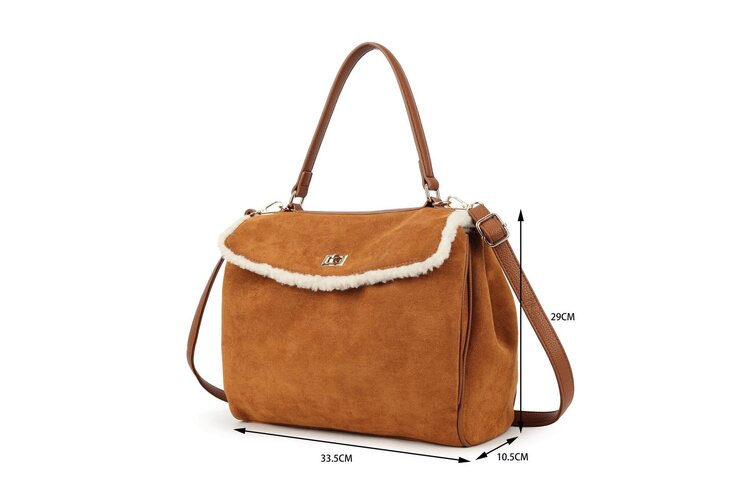 Kunst suede handtas | 70129