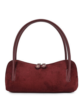 Kunstlederen suede schoudertas | 40135