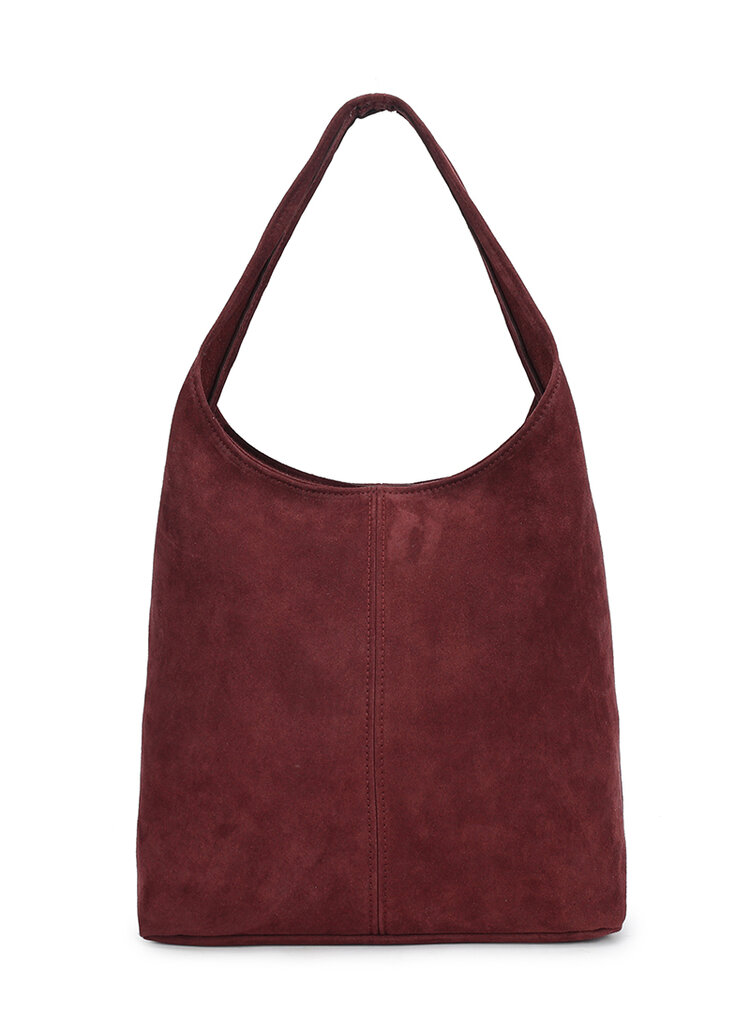 Kunstlederen suede shopper | 552598