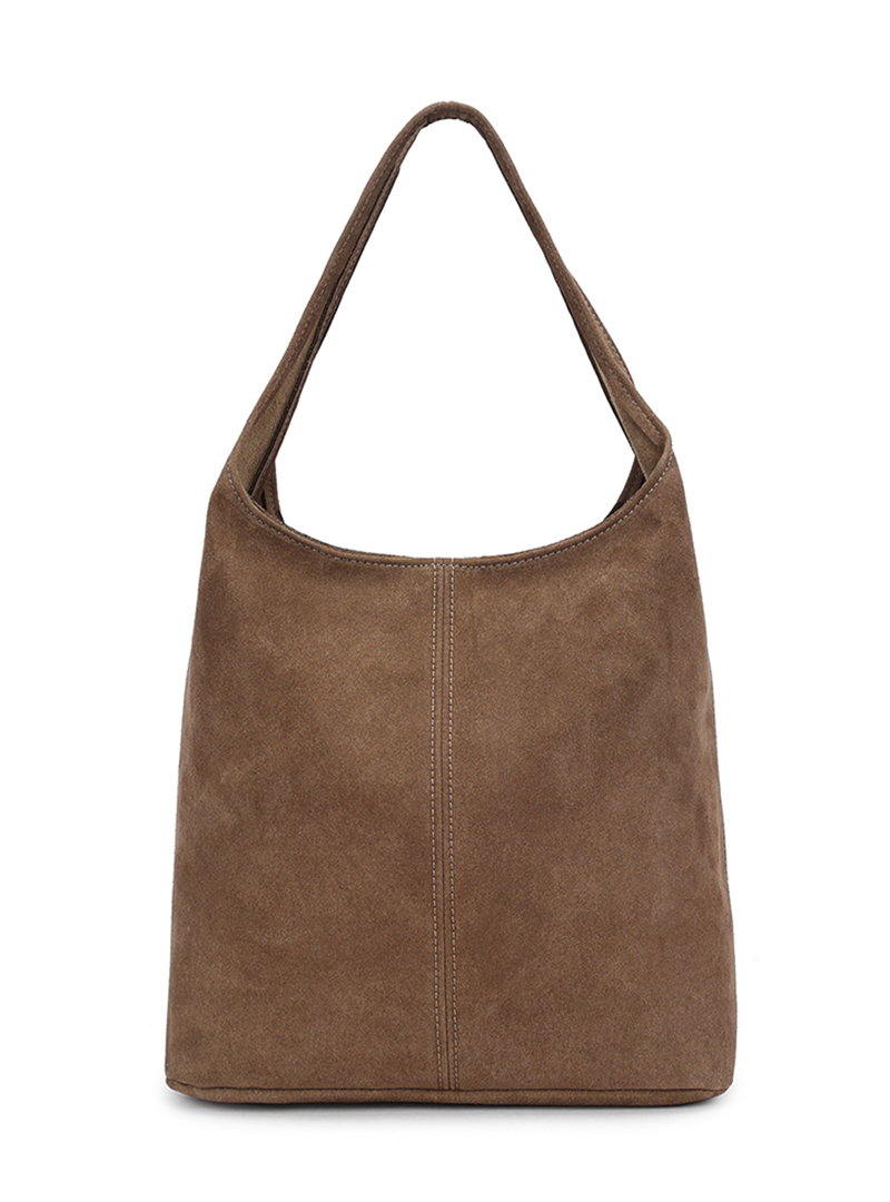Kunstlederen suede shopper | 552598, foto 3 van 6