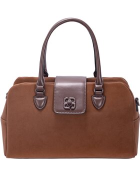 Faux suede handbag | David Jones | CM8560