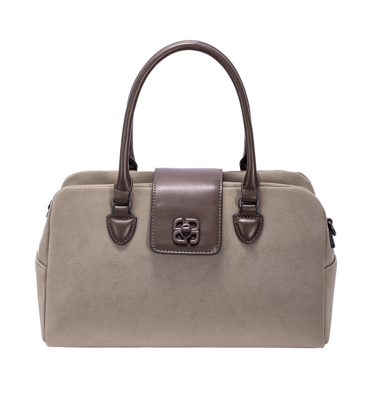 Faux suede handbag | David Jones | CM8560
