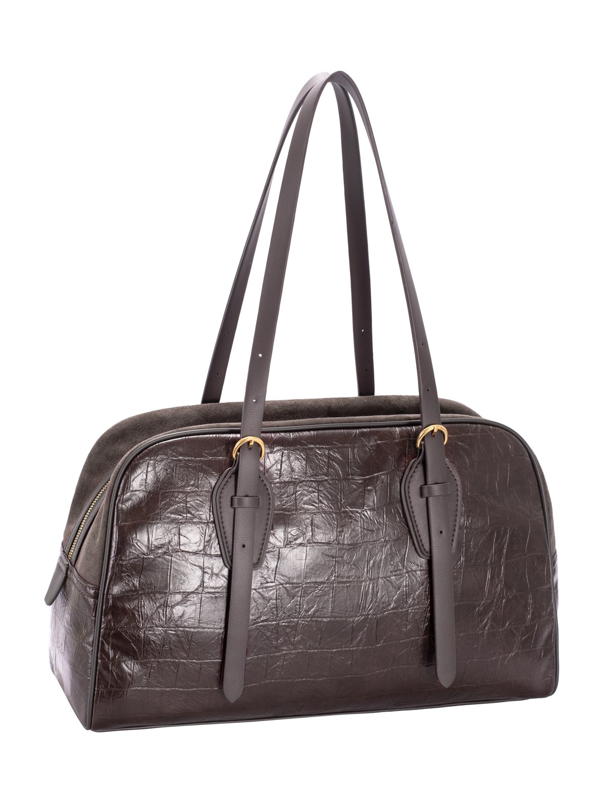Kunstlederen schoudertas | Croco | David Jones | CM8679, foto 2 van 3
