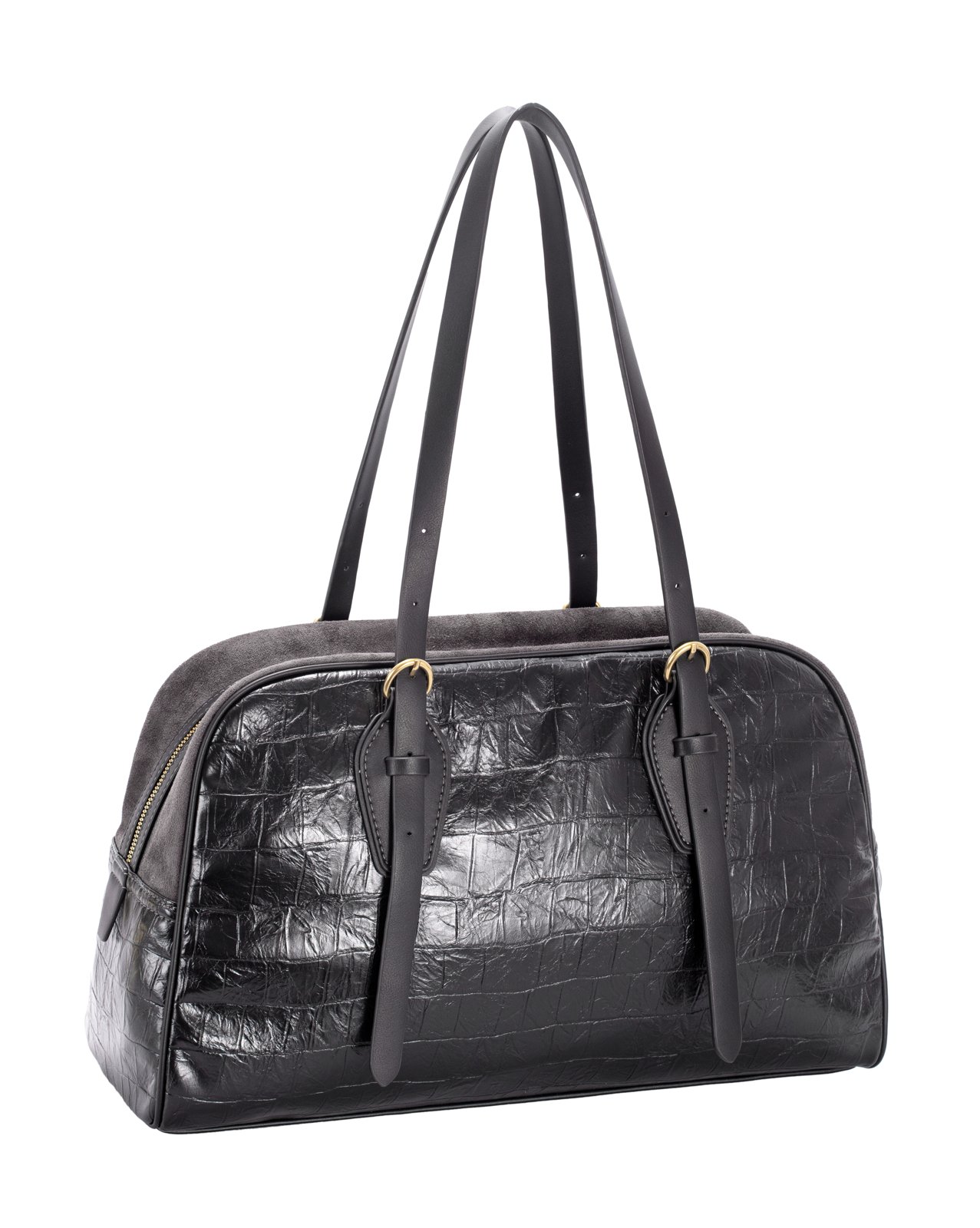 Kunstlederen schoudertas | Croco | David Jones | CM8679