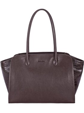 Kunstlederen schoudertas | Croco | David Jones | CM8708