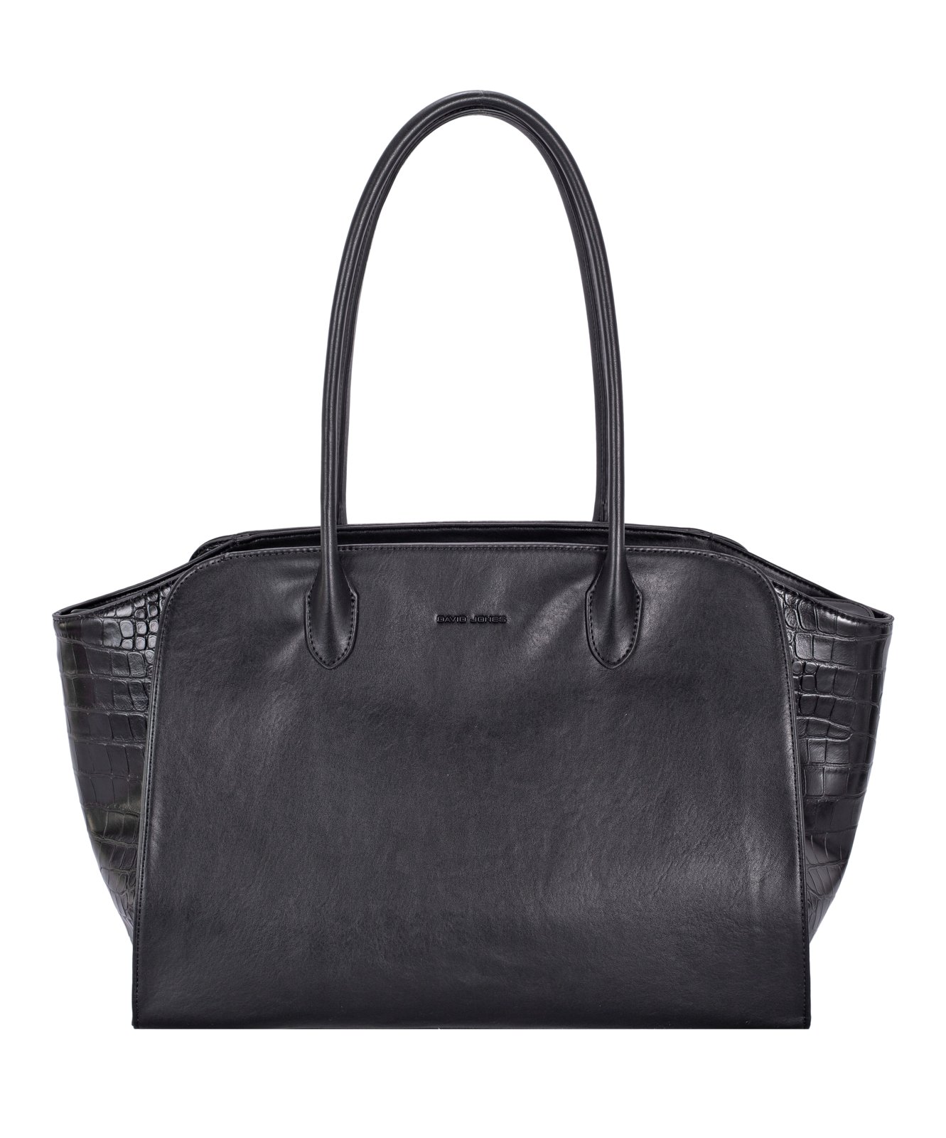 Kunstlederen schoudertas | Croco | David Jones | CM8708