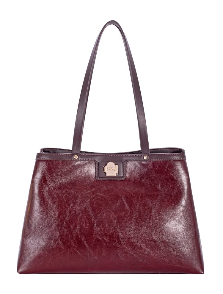 Faux leather shoulder bag | David Jones | CM8767