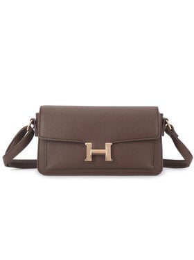 Faux leather shoulder bag | 40130