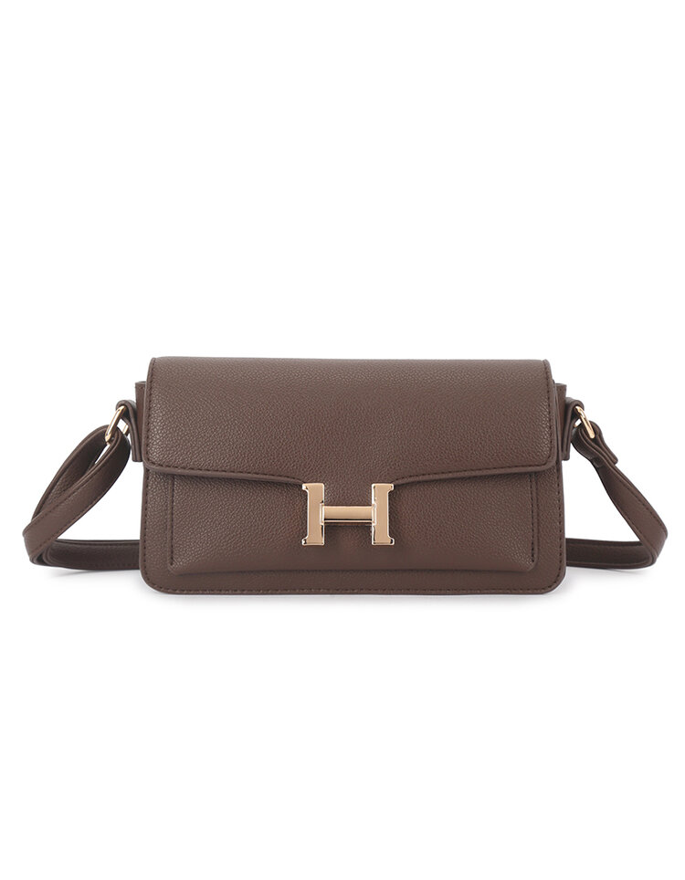 Faux leather shoulder bag | 40130