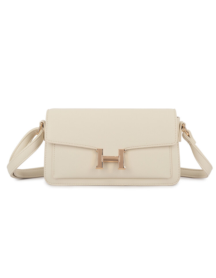Faux leather shoulder bag | 40130