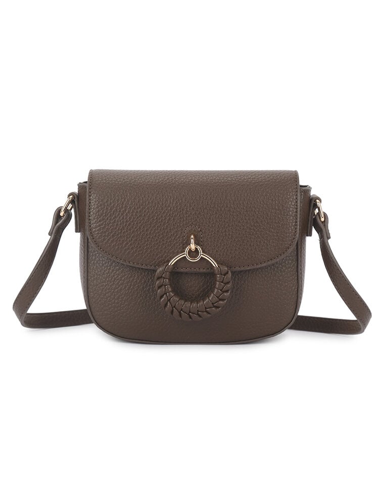 Faux leather shoulder bag | 40136