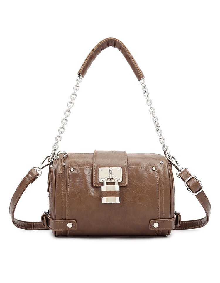 Faux leather shoulder bag | 88075