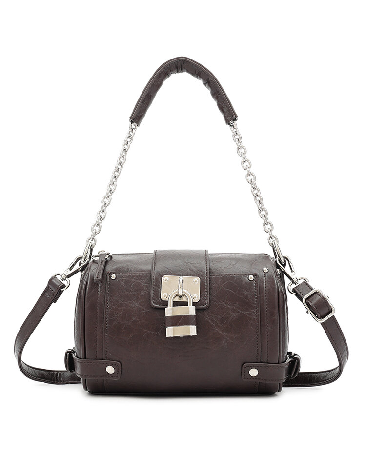 Faux leather shoulder bag | 88075