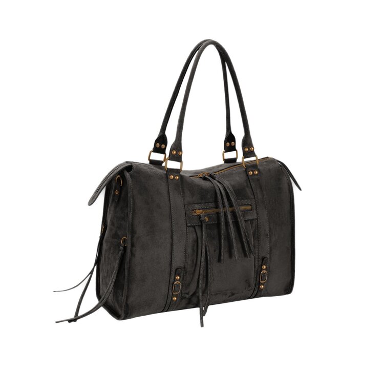 Kunstlederen suede handtas | David Jones | CM8777