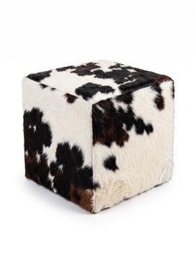 Cowhide pouf | 559156